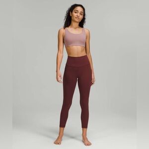 Lululemon Leggings Womens 2 Align HR 25” Pockets Red Merlot New